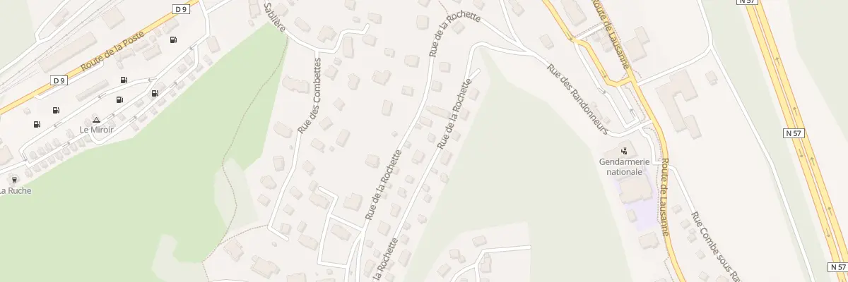 Plan du 10 Rue de la Rochette aux Hôpitaux-Neufs