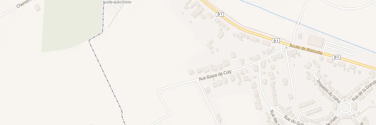 Plan du 24 Rue Basse de Culy à Damelevières