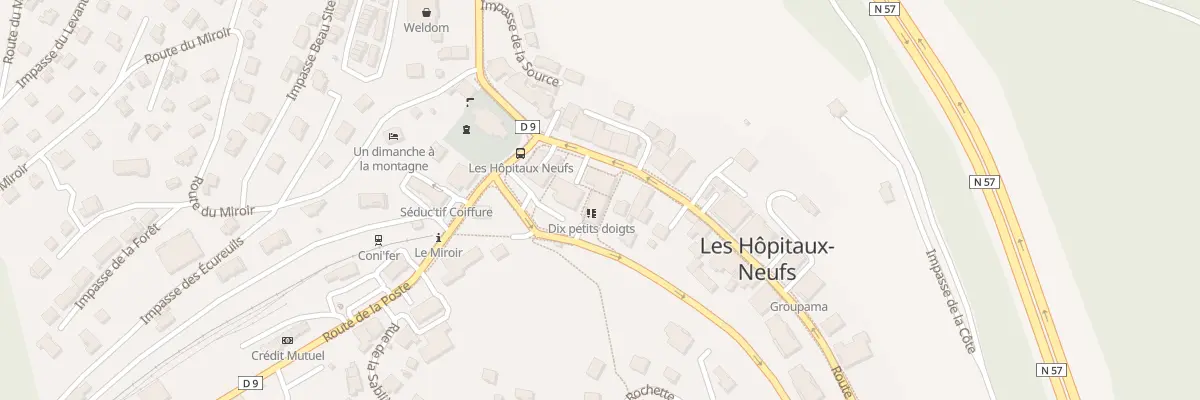 Plan du 3 Pl de la Mairie aux Hôpitaux-Neufs