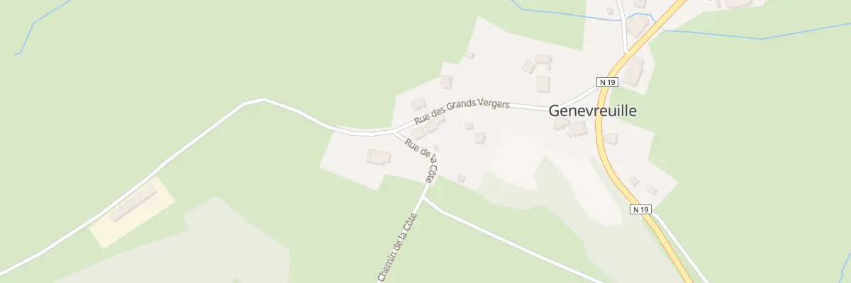 Plan du 8 Rue des Grands Vergers à Genevreuille