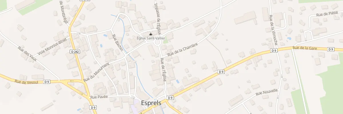 Plan du 14 Rue de l’Eglise à Esprels