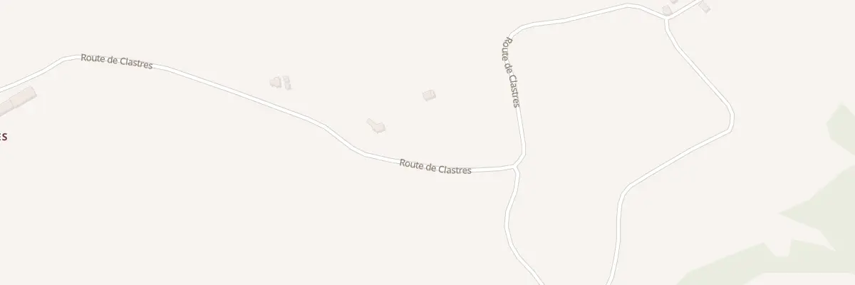 Plan du 1025 Rte de Clastres à Clumanc