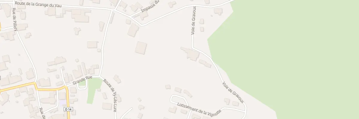 Plan du 2 Voie de Gravoux à Mollans