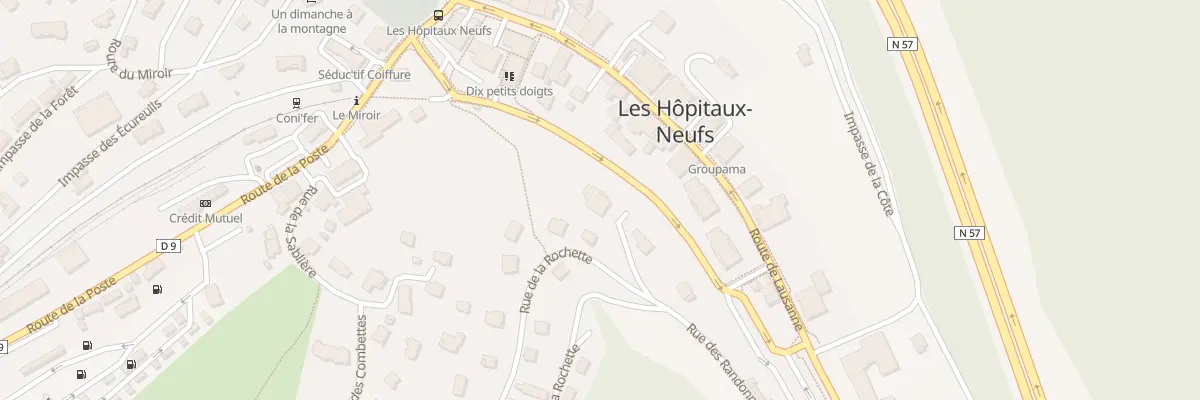 Plan du 8 Rue des Randonneurs aux Hôpitaux-Neufs