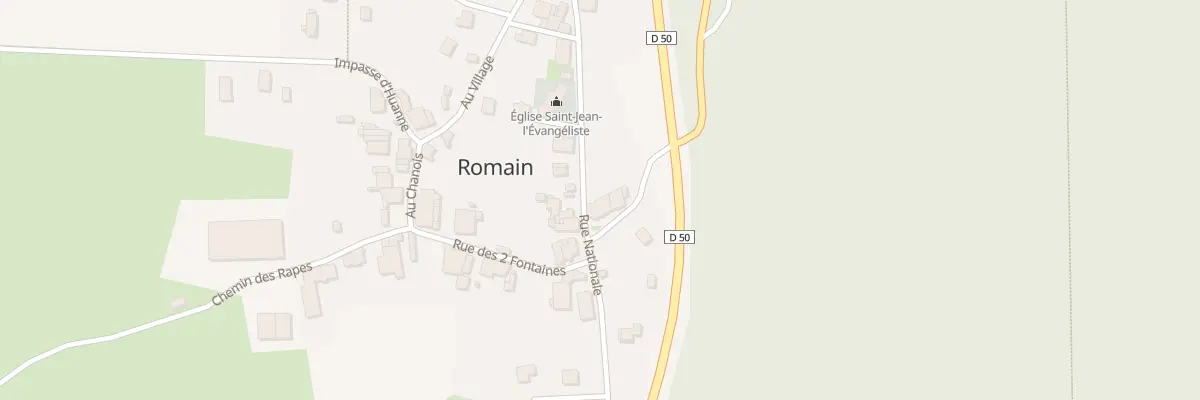 Plan du 2 Rte de Fontenelle à Romain