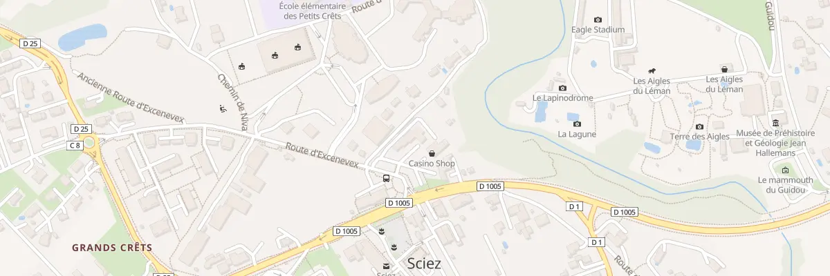 Plan du 60 Rte d’Excenevex à Sciez