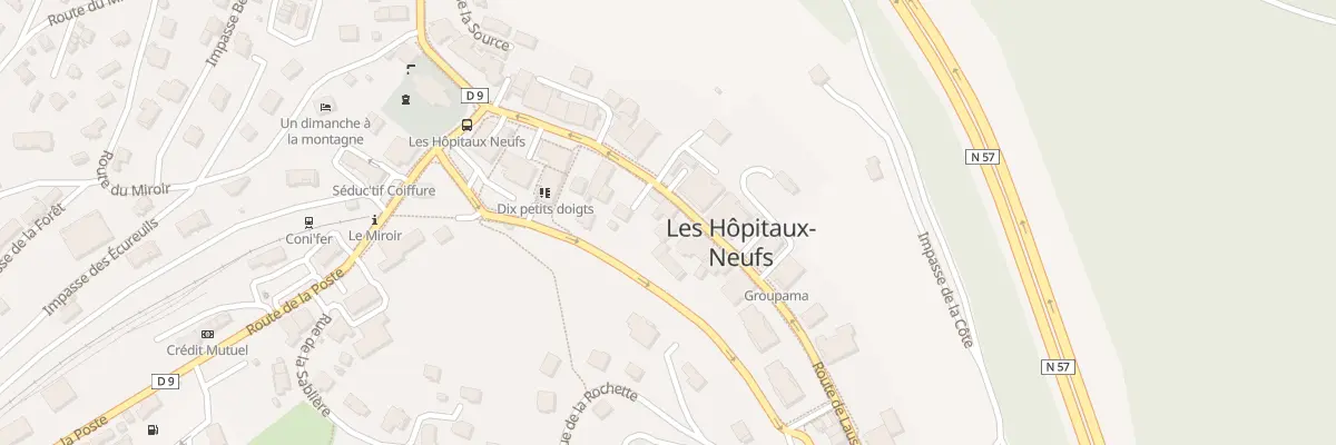 Plan du 8 Rte de Lausanne aux Hôpitaux-Neufs