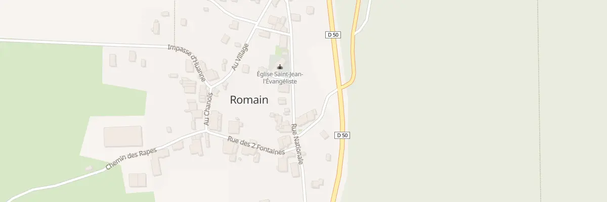 Plan du 2 Sur la Porte à Romain