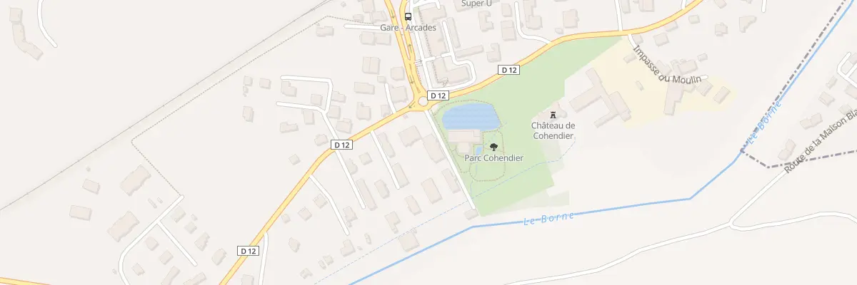 Plan du 853 Rte des Gorges du Borne à Saint-Pierre-en-Faucigny