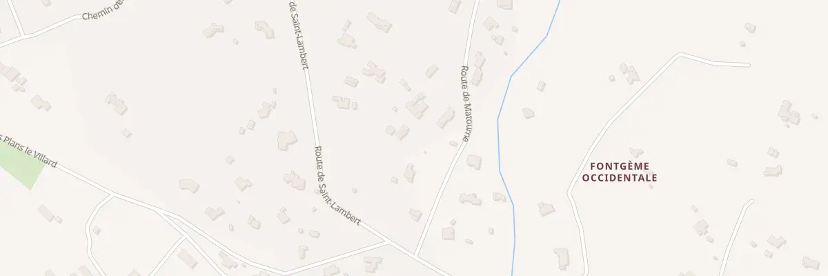 Plan du 153 Rte de la Matourne à Flayosc