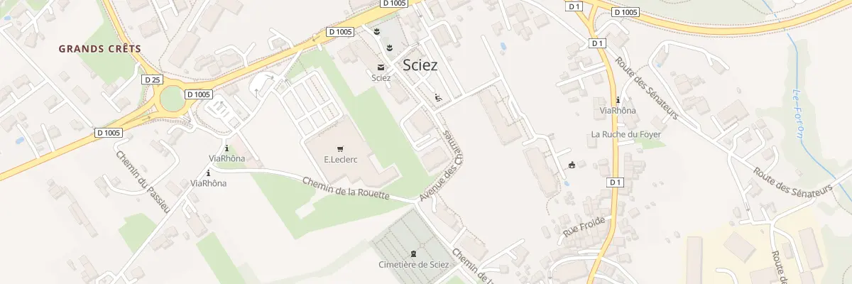 Plan du 168 Av des Charmes à Sciez