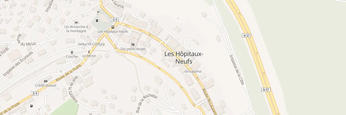 Plan du 12 Rte de Lausanne aux Hôpitaux-Neufs