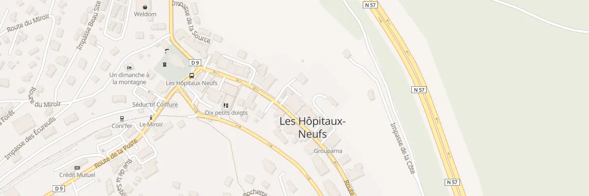 Plan du 15 Rte de Lausanne à La Cluse-et-Mijoux