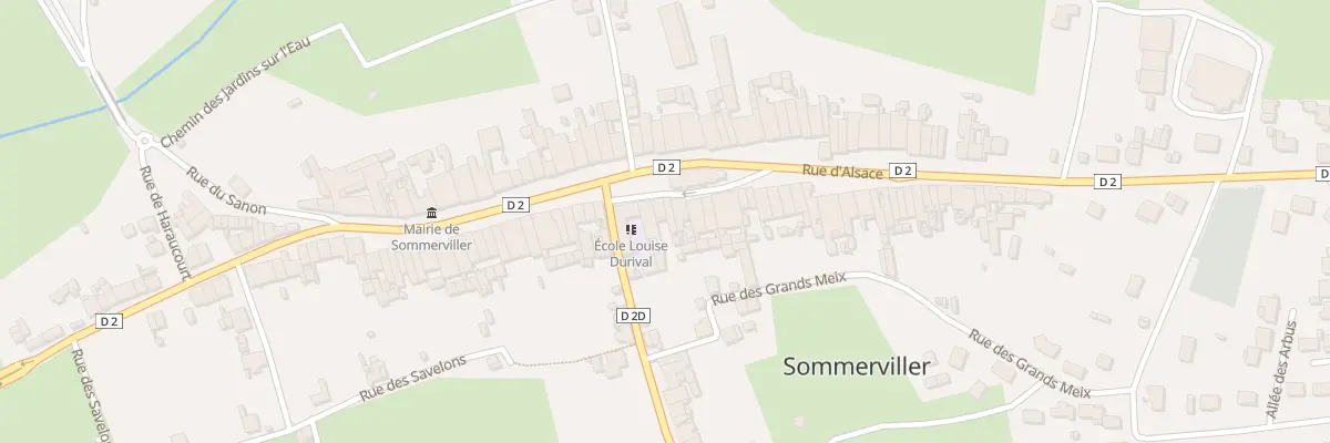 Plan du 6 Rue d’Alsace à Sommerviller