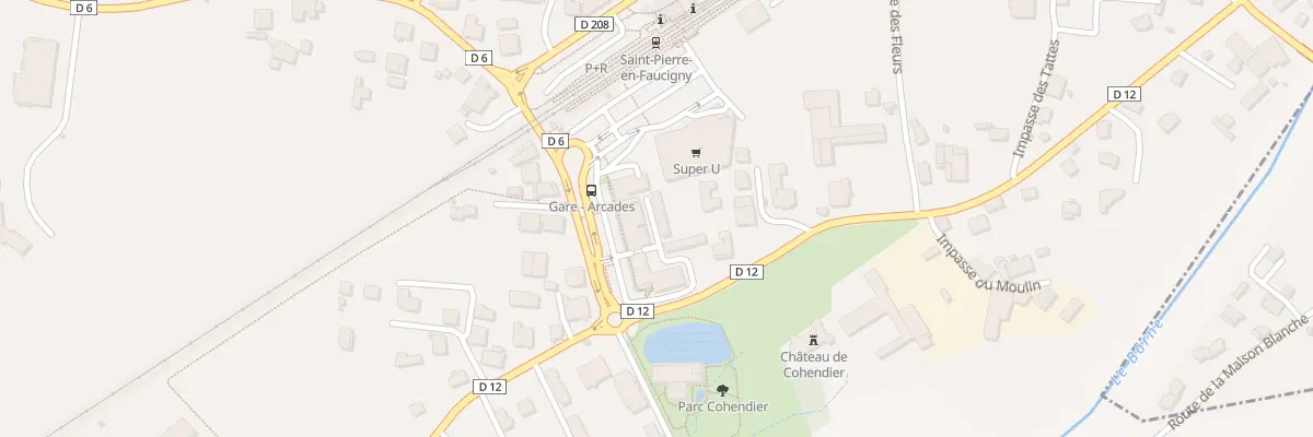 Plan du 89 Pl des Arcades à Saint-Pierre-en-Faucigny