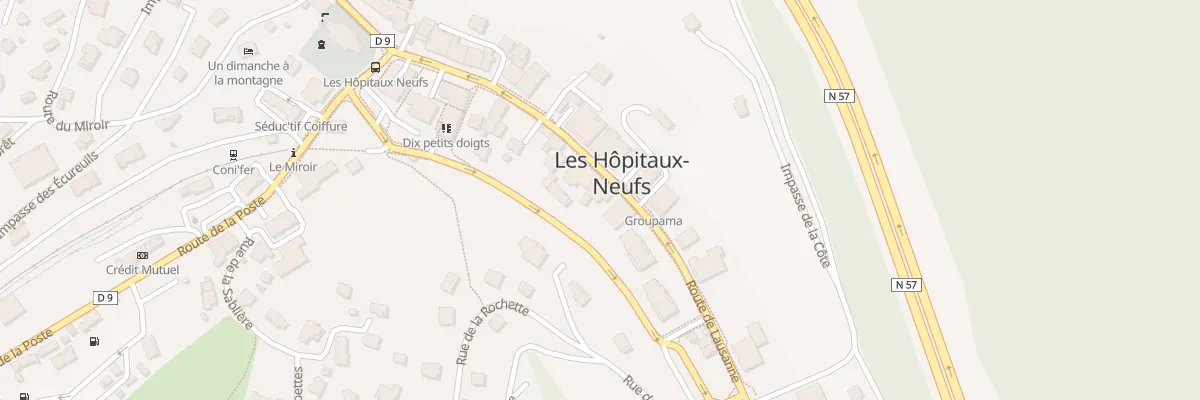 Plan du 20 Rte de Lausanne aux Hôpitaux-Neufs