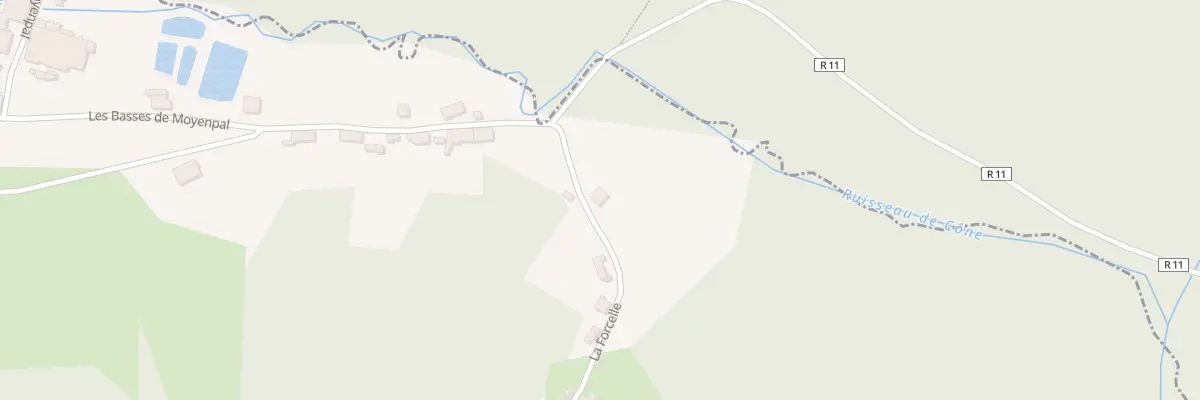 Plan du 71 La Forcelle à Xertigny