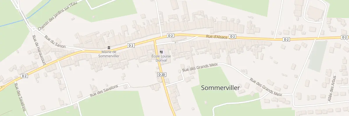 Plan du 8 Rue d’Alsace à Sommerviller