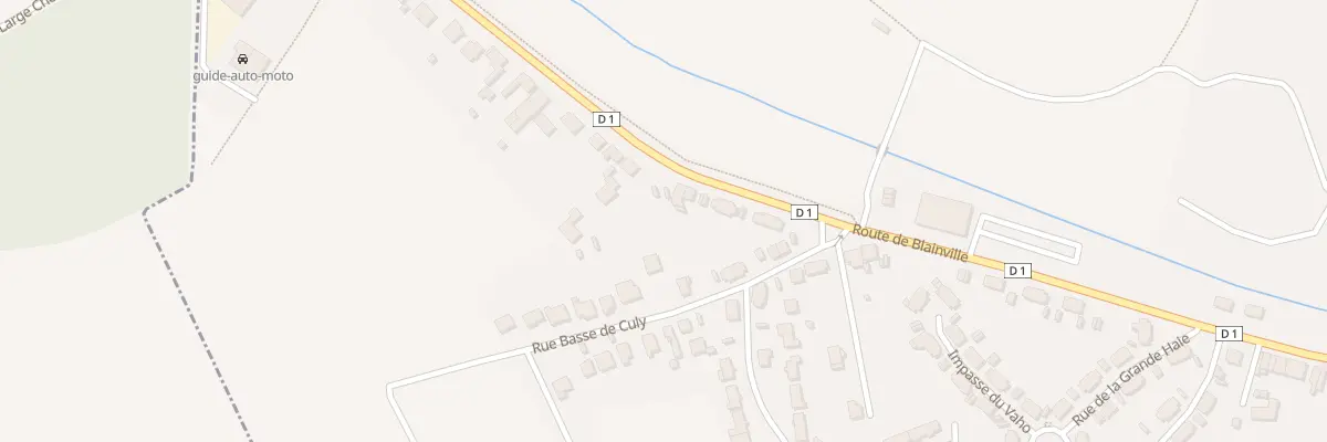 Plan du 10 Rue Basse de Culy à Damelevières