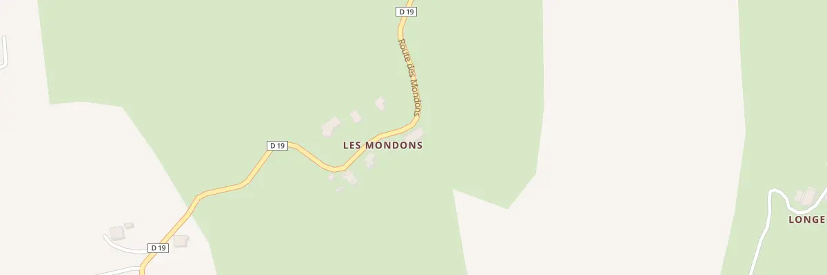 Plan du 5059 Les Mondons à Tartonne