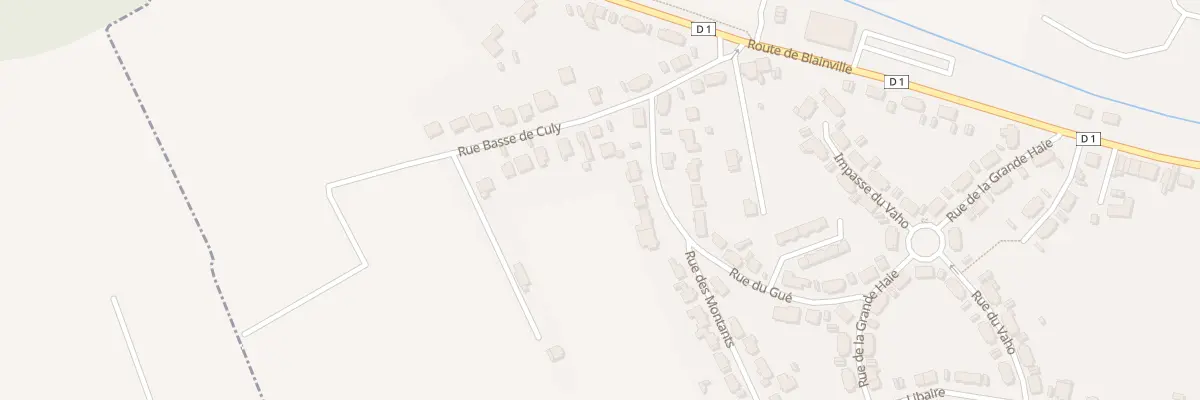Plan du 5 Rue Basse de Culy à Damelevières