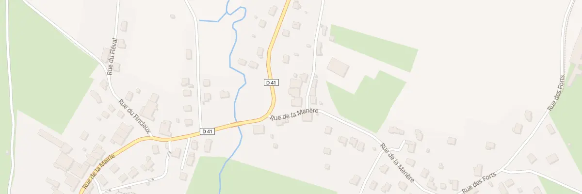 Plan du 3 Rue du Faubourg à Uxegney