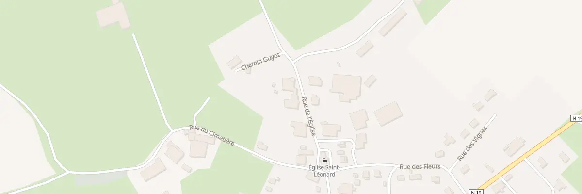 Plan du 18 Rue de l’Eglise à Genevreuille