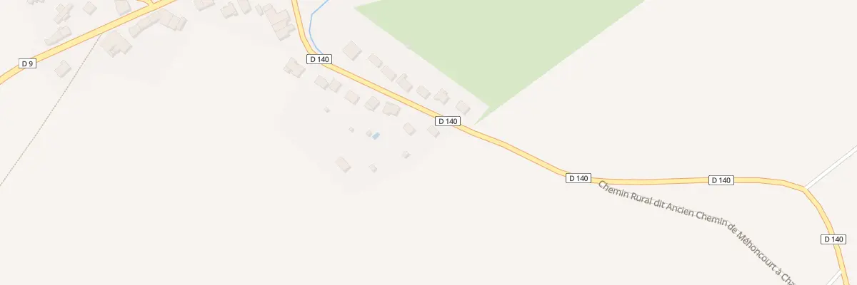 Plan du 20 Rue de la Gare à Méhoncourt