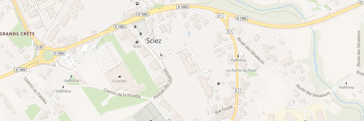 Plan du 104 Rue du Bord’Amo à Sciez