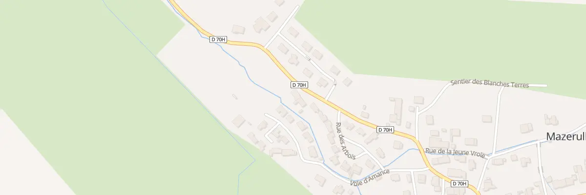Plan du 21 Rue des Arbois à Mazerulles