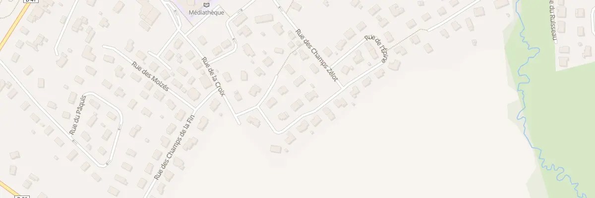 Plan du 3 Rue des Champs Zelot à Uxegney