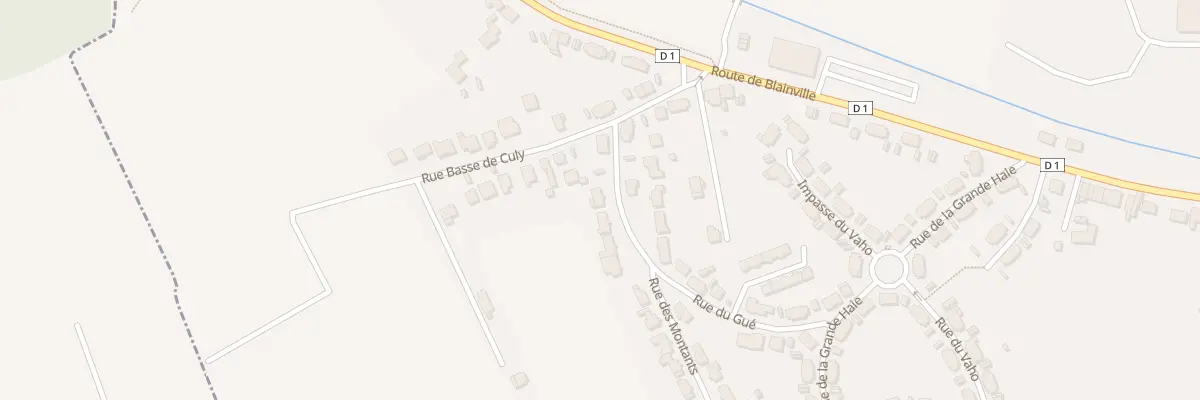 Plan du 11 Rue du Gué à Damelevières