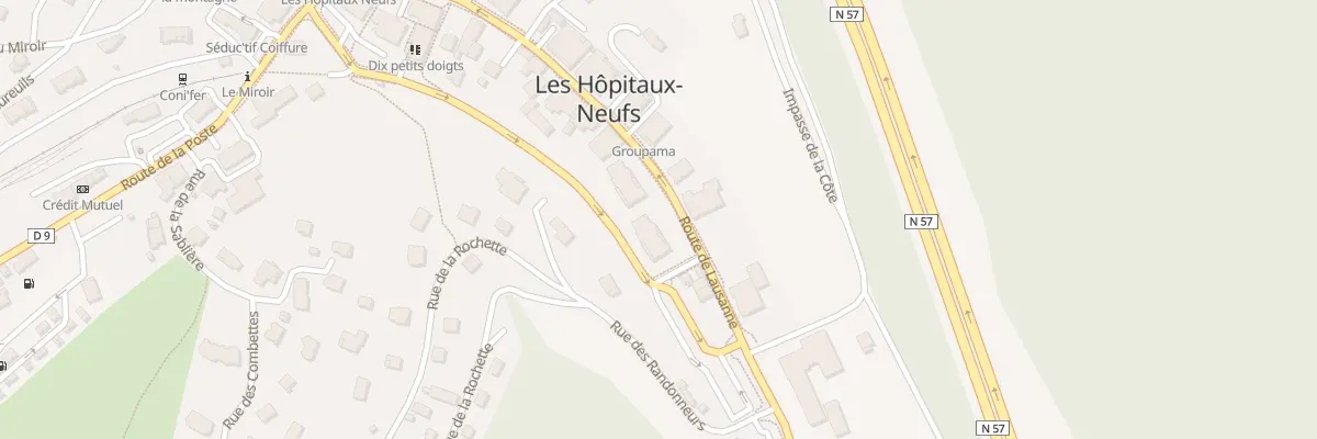 Plan du 26 Rte de Lausanne aux Hôpitaux-Neufs