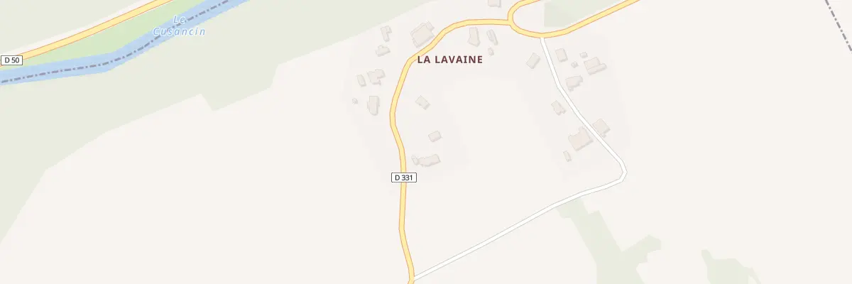 Plan du 5014 La Lavaine à Pont-les-Moulins