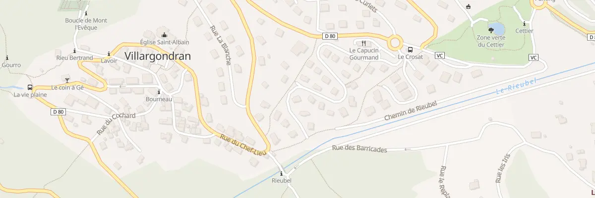 Plan du 5342 L’Arcassiere à Villargondran