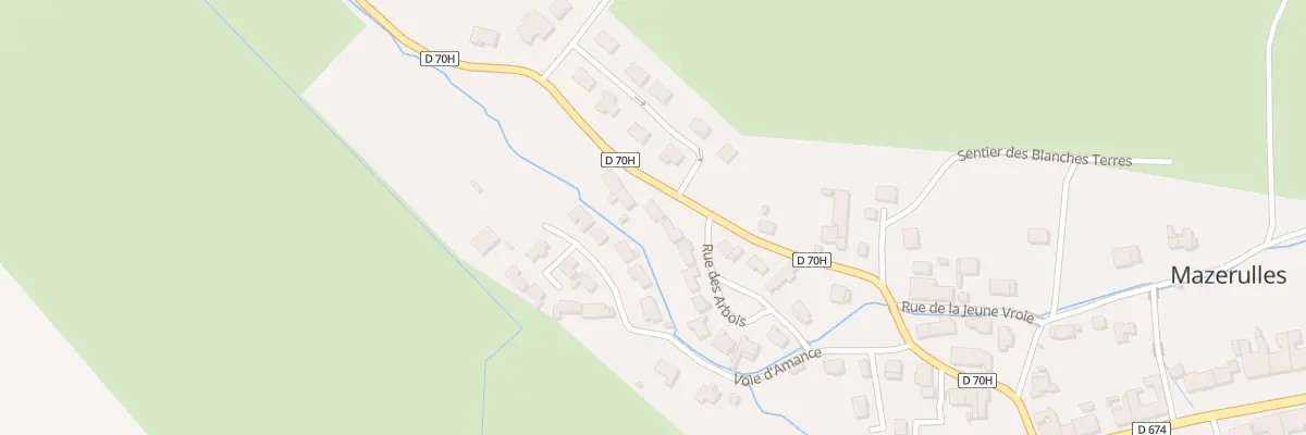 Plan du 17 Rue des Arbois à Mazerulles