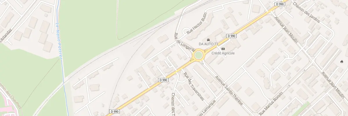 Plan du 54 Av du General de Gaulle à Albertville