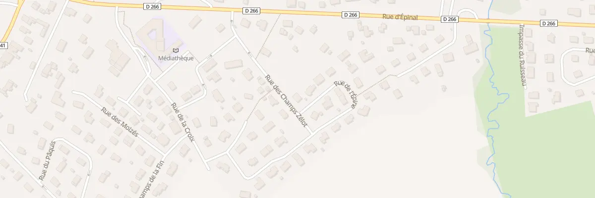 Plan du 24 Rue de l’Epine à Uxegney