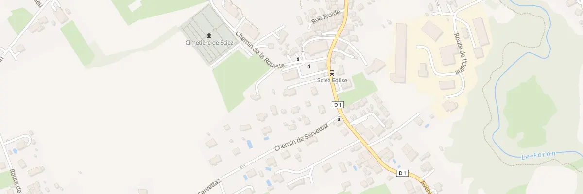 Plan du 320 Av de l’Eglise à Sciez