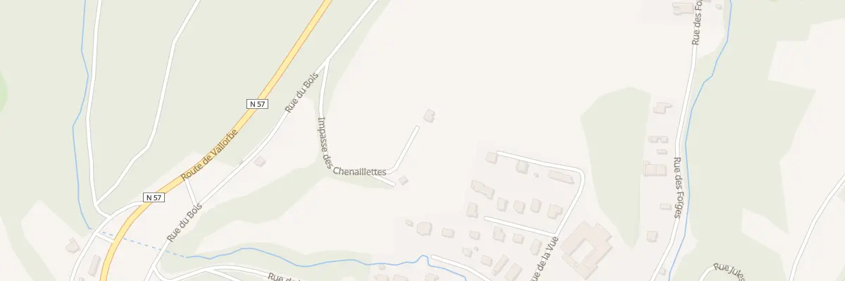 Plan de Imp des Chenaillettes à Jougne