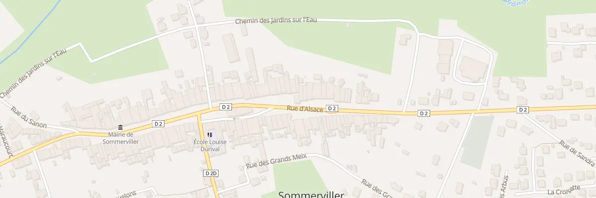 Plan du 31 Rue d’Alsace à Sommerviller