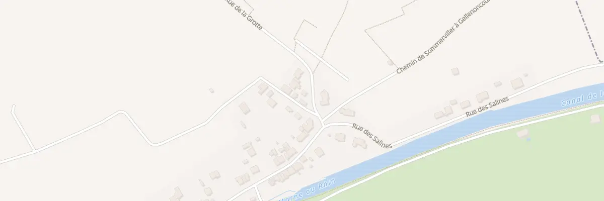 Plan du 2 Rue des Vignes à Sommerviller