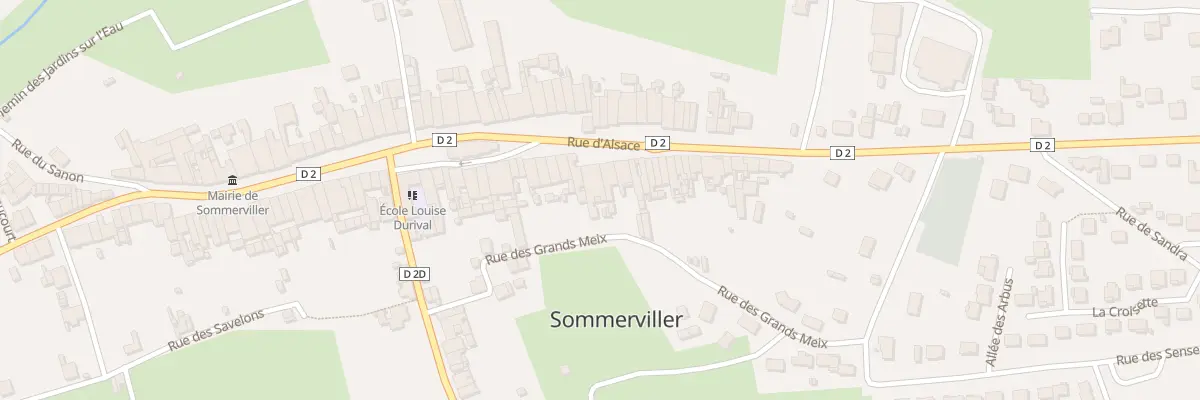 Plan du 32 Rue d’Alsace à Sommerviller