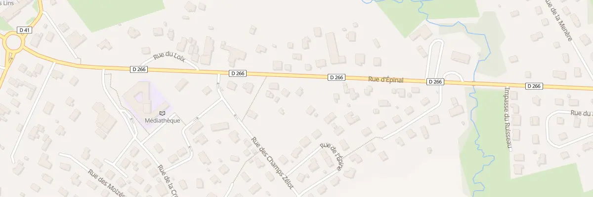 Plan du 18 Rue d’Epinal à Uxegney