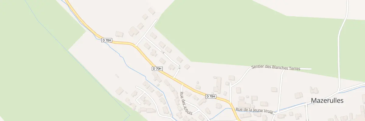 Plan du 4 Rue de l’Orée du Bois à Mazerulles