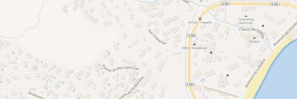 Plan du 9002 Res Le Vallon de Saint Clair au Lavandou