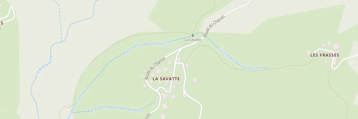 Plan du 136 Rte de la Savatte au Bouchet-Mont-Charvin