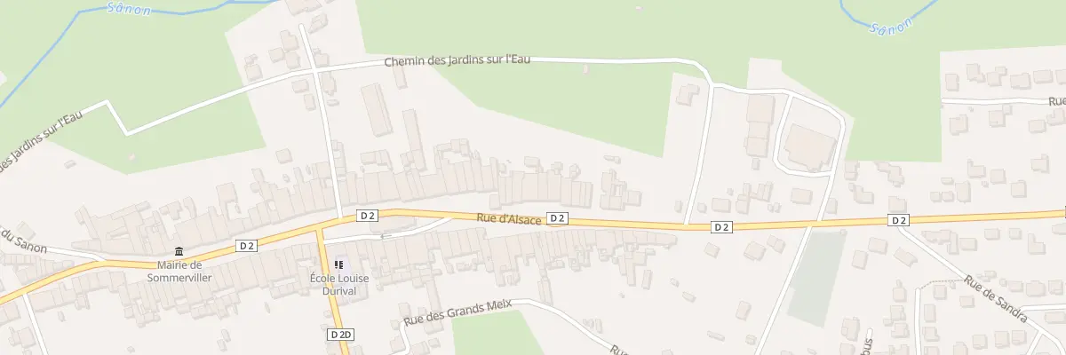Plan du 39 Rue d’Alsace à Sommerviller