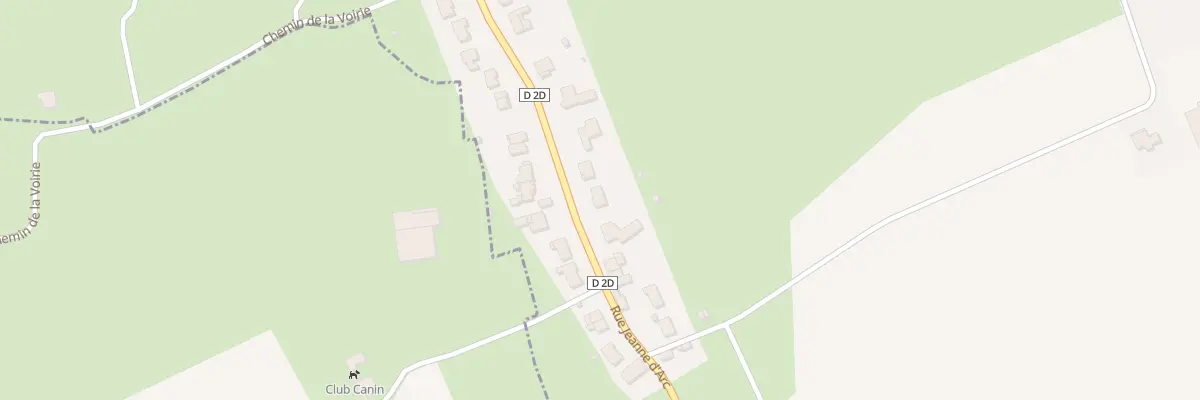 Plan du 37 Rue Jeanne d’Arc à Sommerviller