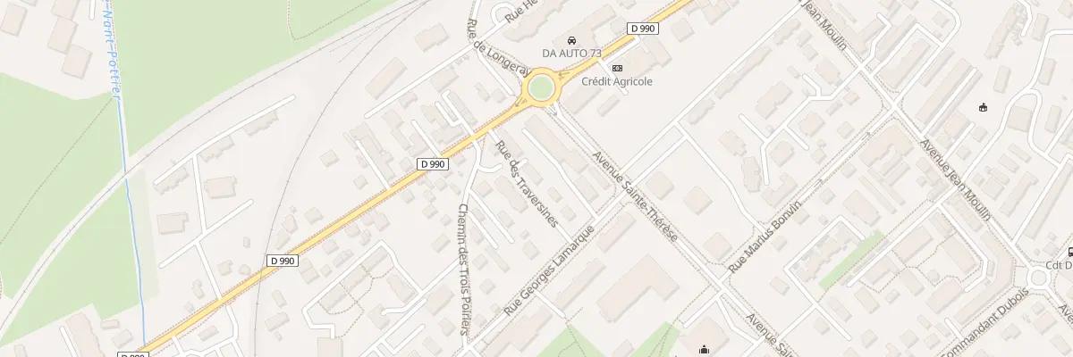 Plan du 8 Rue des traversines à Albertville